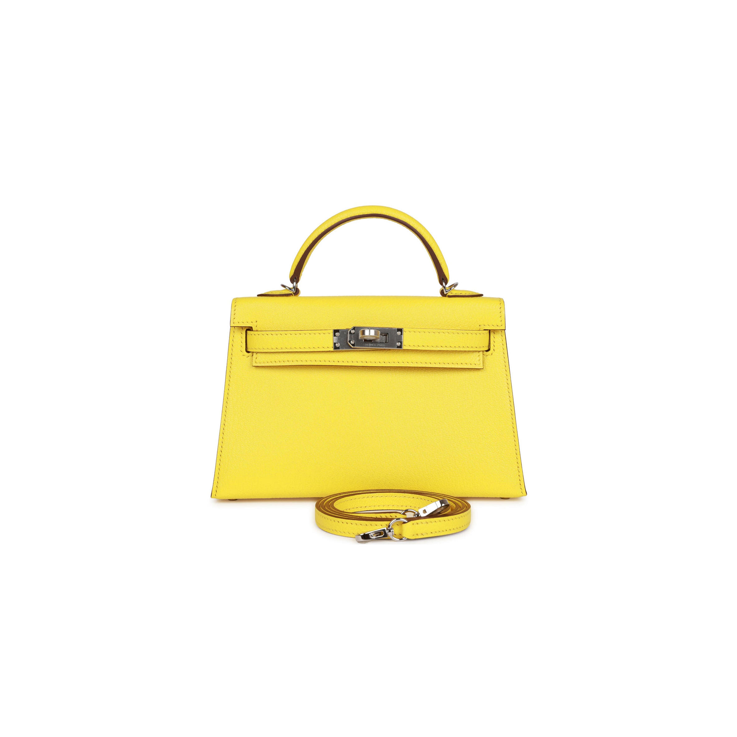 H**me5 mini kelly chÈvre palladium hardware (19*12*5.5cm)